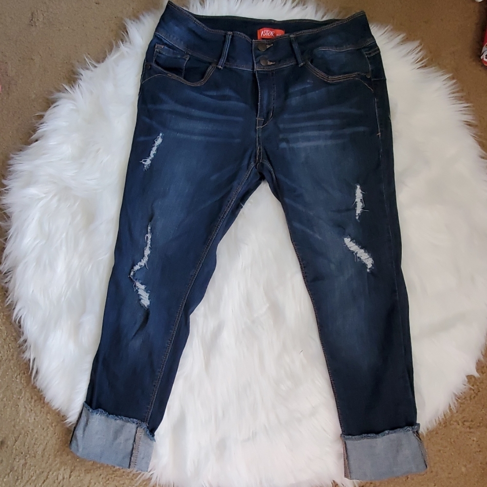 Denim Capris